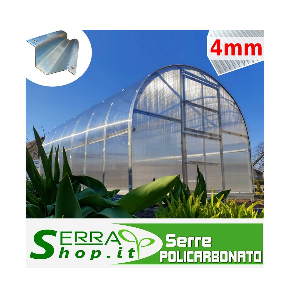 serra-policarbonato-prime plus a punta tunnel rinforzato tensolux serrashop