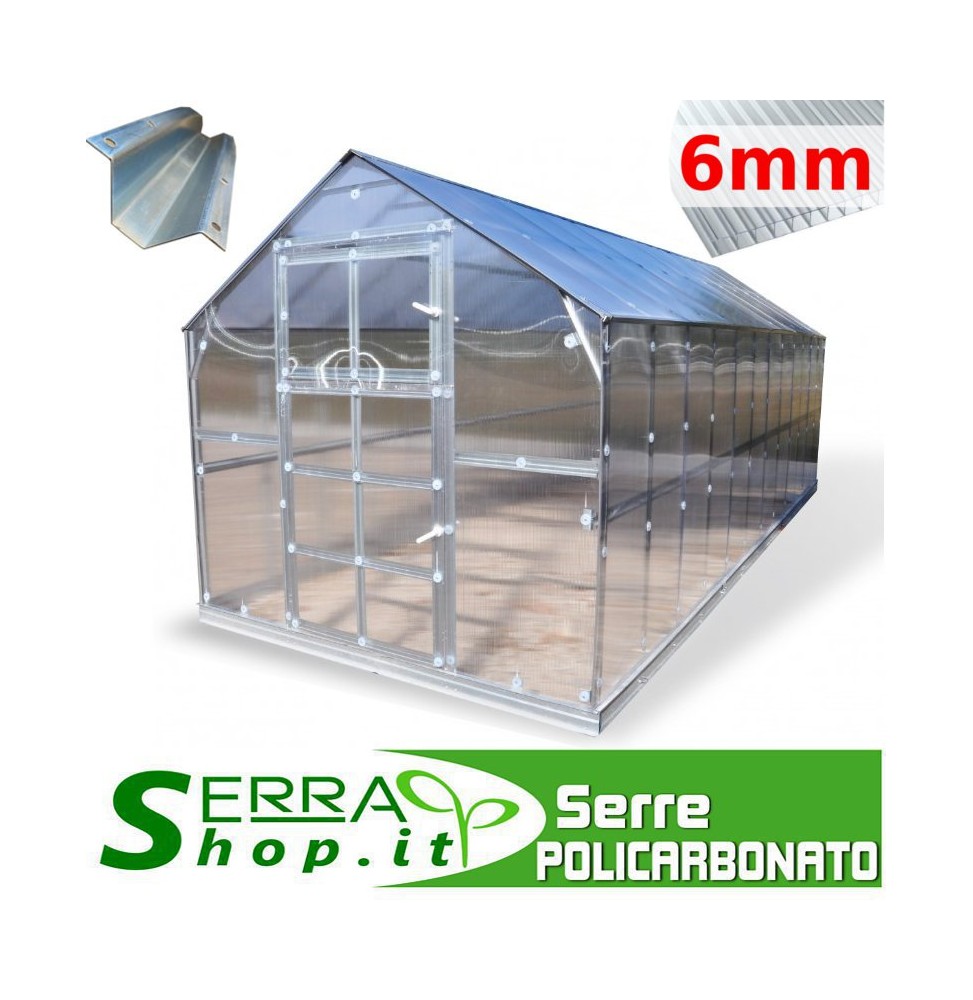 Serra HAUSE Policarbonato 6mm - 2,35x2,12m / 2,35x12,12m