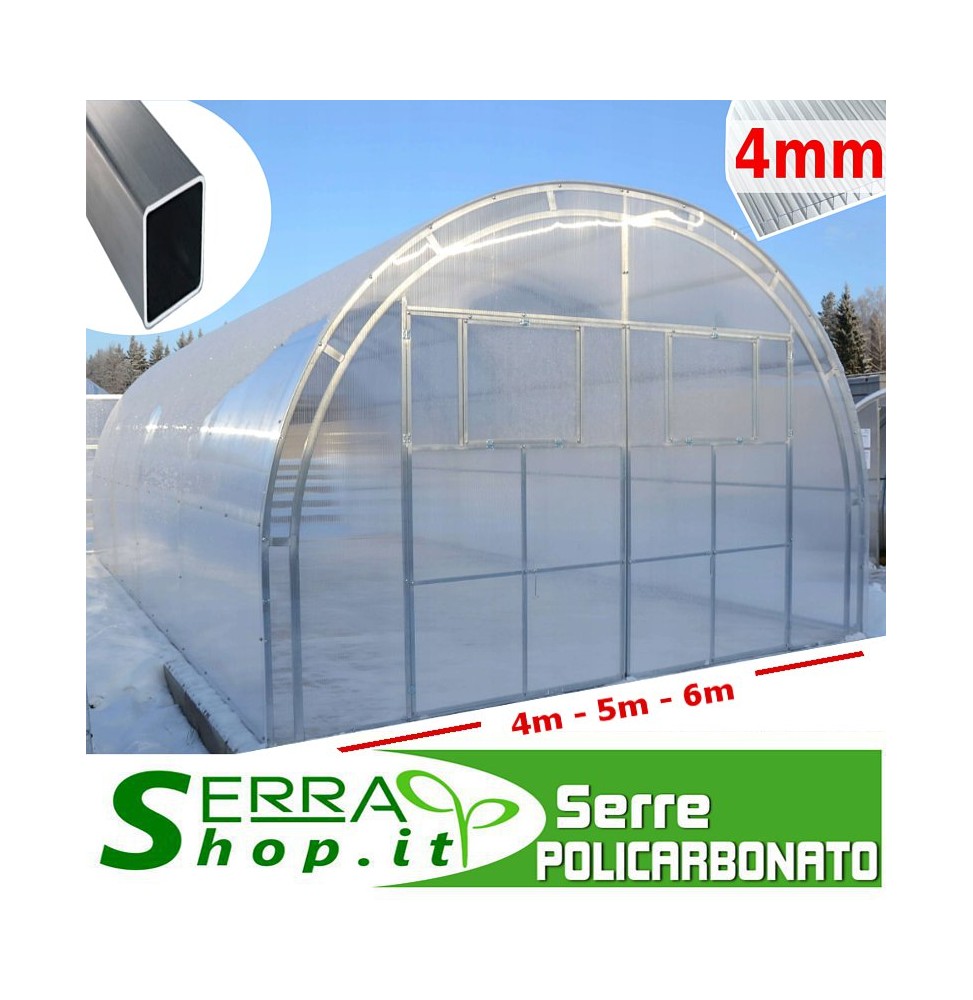 serra-policarbonato arco tunnel a traliccio tensolux serrashop master