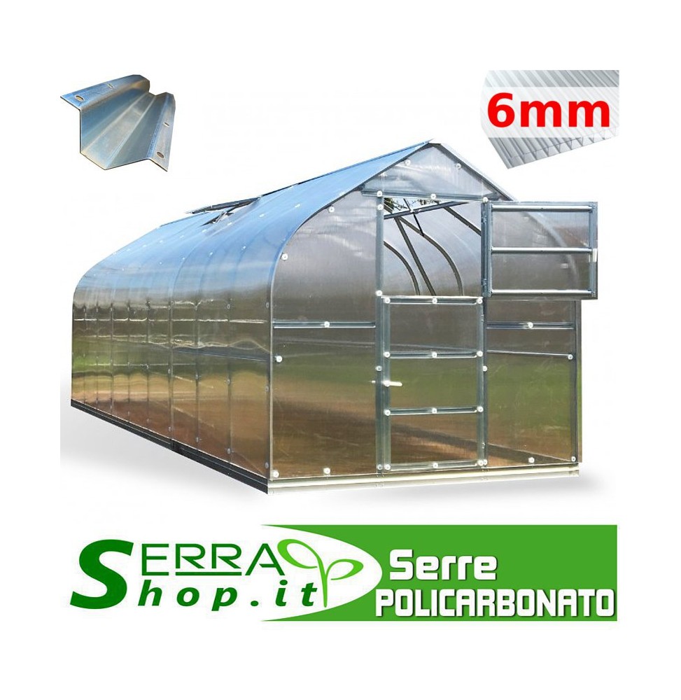 Serra Geo Policarbonato 6mm - 2,5x4m / 2,5x14m