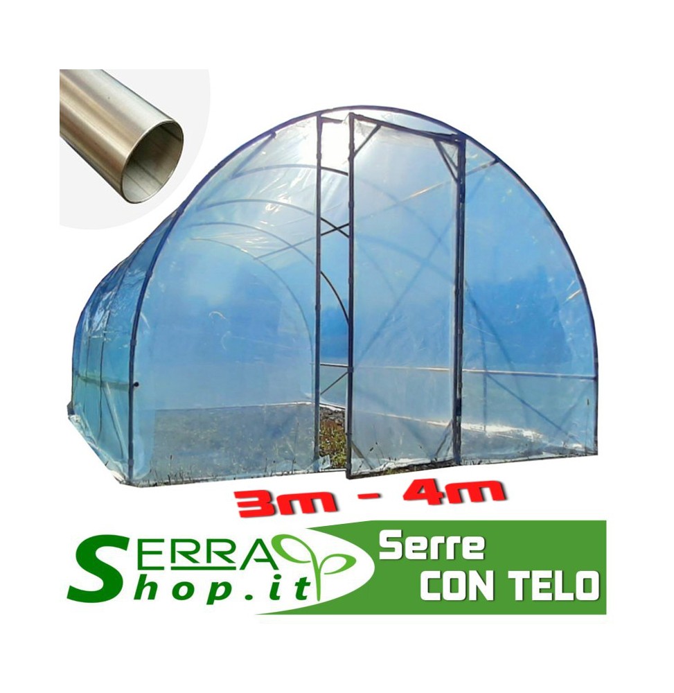 Serra Easy Plus con telo Made in Italy  - 3x2m / 4x20m