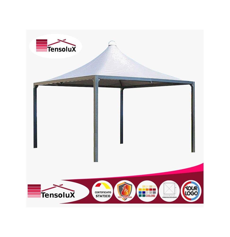 copertura gazebo professionale certificato madelux gazebiprofessionali