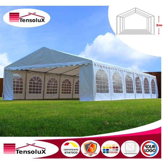 Tendoni per feste tensolux classic PVC bianco
