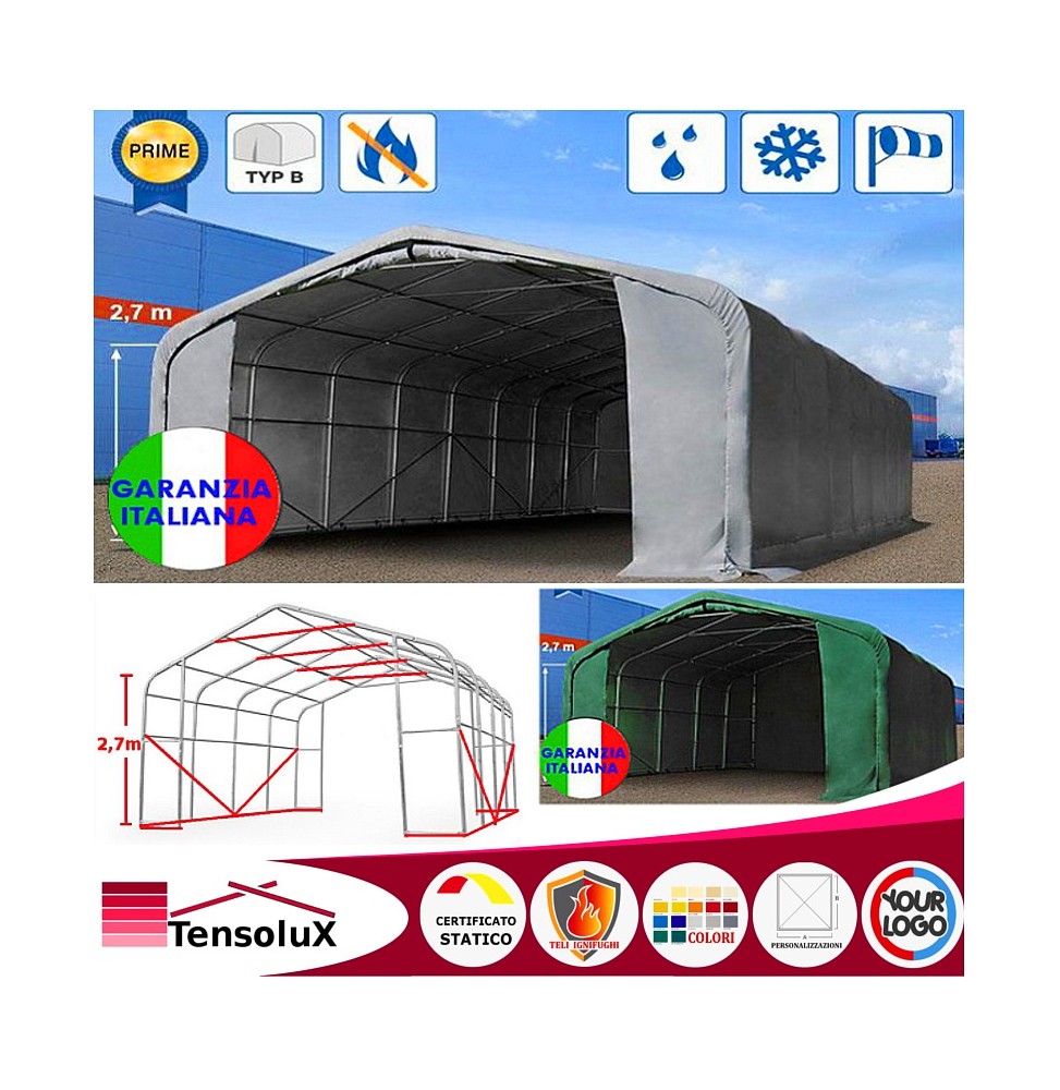 capannone tensolux pvc deposito box tendone