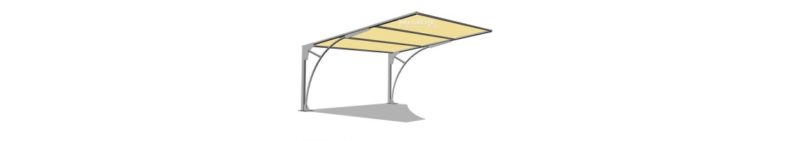 Carport per auto parcheggio